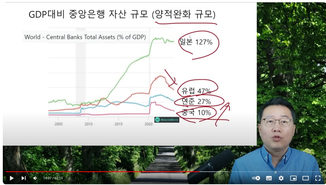 스크린샷_13-5-2024_132855_www.youtube.com - GDP 대비 중앙은행 자산 규모 (양적완화 규모).jpeg